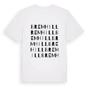 Bremhill ordlek t-shirt – ekologisk bomull t-shirt från Pinshirt