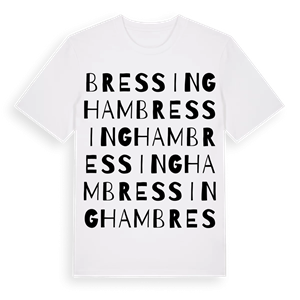 Bressingham ordlek t-shirt – ekologisk bomull t-shirt från Pinshirt