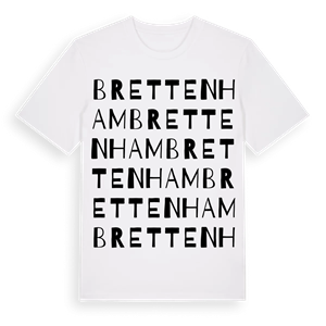 Brettenham ordlek t-shirt – ekologisk bomull t-shirt från Pinshirt