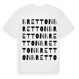 Bretton ordlek t-shirt – ekologisk bomull t-shirt från Pinshirt