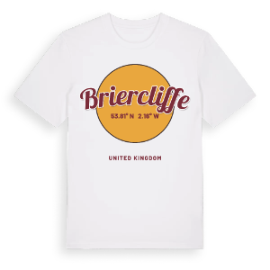 Briercliffe cirkel t-shirt – ekologisk bomull t-shirt från Pinshirt