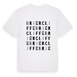Briercliffe ordlek t-shirt – ekologisk bomull t-shirt från Pinshirt
