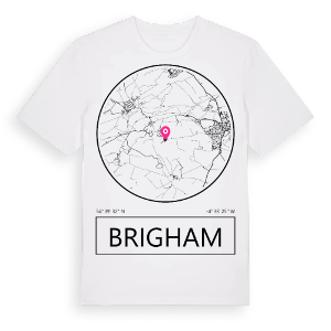 Brigham t-shirt – ekologisk bomull t-shirt från Pinshirt