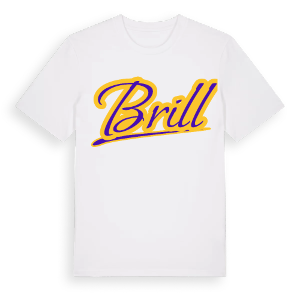 Brill baseball t-shirt – ekologisk bomull t-shirt från Pinshirt
