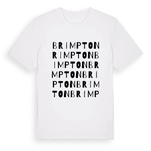 Brimpton ordlek t-shirt – ekologisk bomull t-shirt från Pinshirt