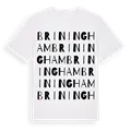 Briningham ordlek t-shirt