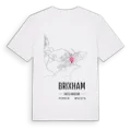 Brixham karta t-shirt