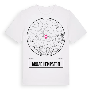 Broadhempston t-shirt – ekologisk bomull t-shirt från Pinshirt