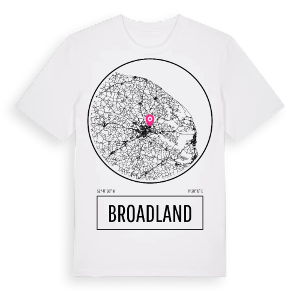 Broadland t-shirt – ekologisk bomull t-shirt från Pinshirt