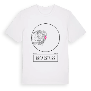 Broadstairs t-shirt – ekologisk bomull t-shirt från Pinshirt