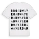 Broadway ordlek t-shirt