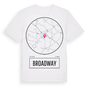 Broadway t-shirt – ekologisk bomull t-shirt från Pinshirt