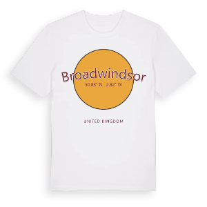 Broadwindsor cirkel t-shirt – ekologisk bomull t-shirt från Pinshirt