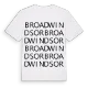 Broadwindsor ordlek t-shirt
