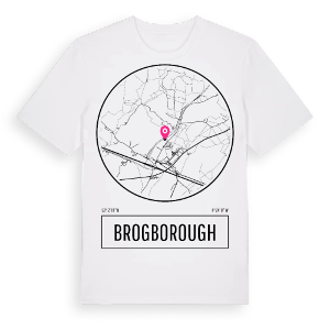 Brogborough t-shirt – ekologisk bomull t-shirt från Pinshirt
