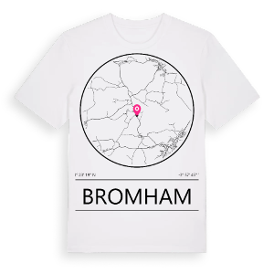 Bromham t-shirt – ekologisk bomull t-shirt från Pinshirt