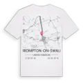 Brompton-on-Swale karta t-shirt