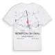 Brompton-on-Swale karta t-shirt
