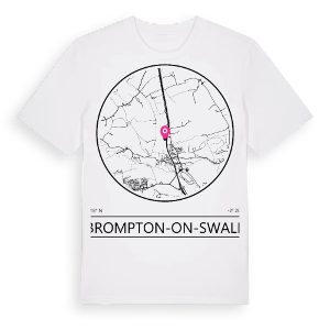 Brompton-on-Swale t-shirt – ekologisk bomull t-shirt från Pinshirt