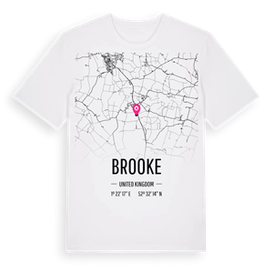 Brooke karta t-shirt – ekologisk bomull t-shirt från Pinshirt