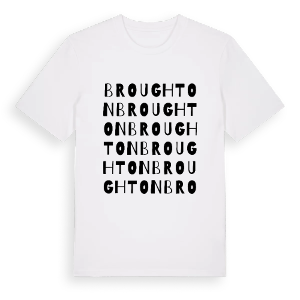 Broughton ordlek t-shirt – ekologisk bomull t-shirt från Pinshirt