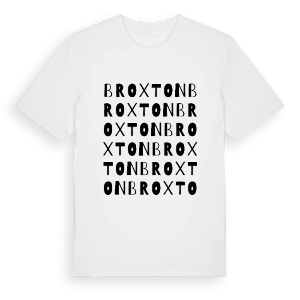 Broxton ordlek t-shirt – ekologisk bomull t-shirt från Pinshirt