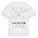 Brundish karta t-shirt