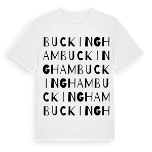 Buckingham ordlek t-shirt – ekologisk bomull t-shirt från Pinshirt