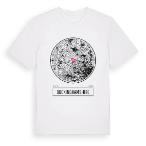 Buckinghamshire t-shirt – ekologisk bomull t-shirt från Pinshirt