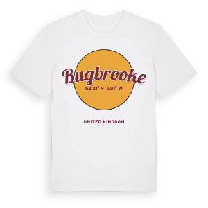 Bugbrooke cirkel t-shirt – ekologisk bomull t-shirt från Pinshirt