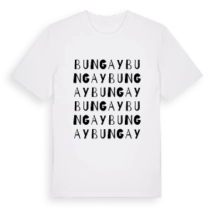 Bungay ordlek t-shirt – ekologisk bomull t-shirt från Pinshirt