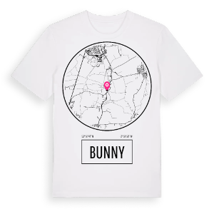 Bunny t-shirt – ekologisk bomull t-shirt från Pinshirt