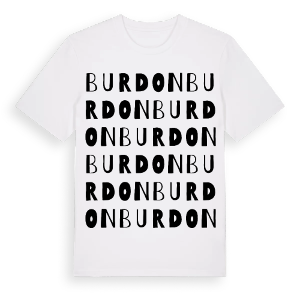 Burdon ordlek t-shirt – ekologisk bomull t-shirt från Pinshirt