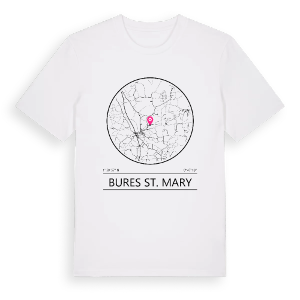 Bures St. Mary t-shirt – ekologisk bomull t-shirt från Pinshirt