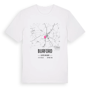 Burford karta t-shirt – ekologisk bomull t-shirt från Pinshirt