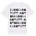 Burgh and Tuttington ordlek t-shirt