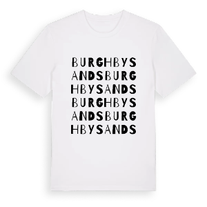 Burgh by Sands ordlek t-shirt – ekologisk bomull t-shirt från Pinshirt