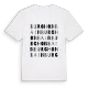 Burgh on Bain ordlek t-shirt