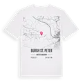 Burgh St. Peter karta t-shirt