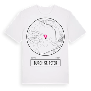 Burgh St. Peter t-shirt – ekologisk bomull t-shirt från Pinshirt