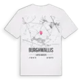 Burghwallis karta t-shirt