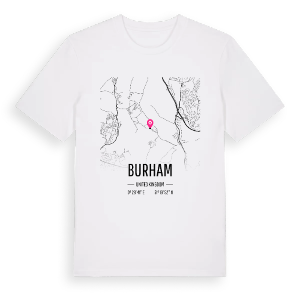 Burham karta t-shirt – ekologisk bomull t-shirt från Pinshirt