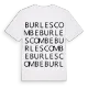 Burlescombe ordlek t-shirt