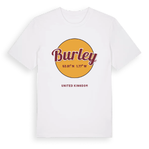 Burley cirkel t-shirt – ekologisk bomull t-shirt från Pinshirt