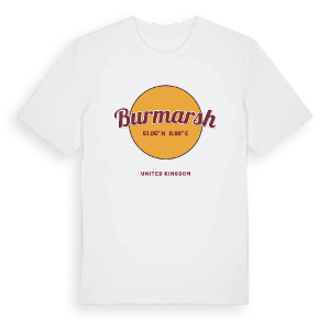 Burmarsh cirkel t-shirt – ekologisk bomull t-shirt från Pinshirt