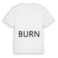 Jag älskar Burn t-shirt stort tryck