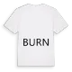 Jag älskar Burn t-shirt stort tryck