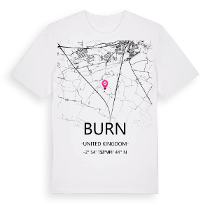 Burn karta t-shirt – ekologisk bomull t-shirt från Pinshirt