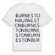 Burneston ordlek t-shirt