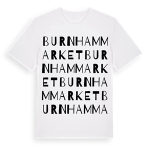Burnham Market ordlek t-shirt – ekologisk bomull t-shirt från Pinshirt